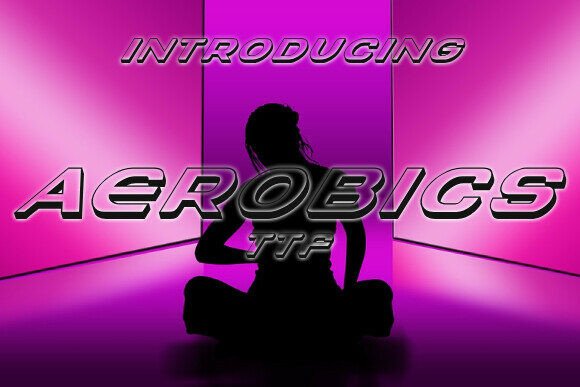 Aerobics Font: Bold and Futuristic