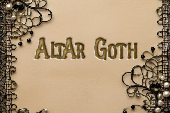 Altar Goth Font Review
