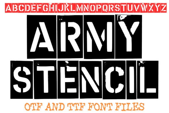 Army Stencil Font Review