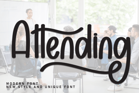 Attending Font: Whimsical Web Design