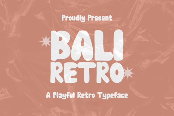 Bali Retro Font for Creative Design