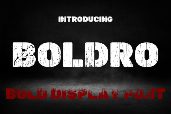 Boldro Font: Bold, Industrial, and Unapologetically Strong
