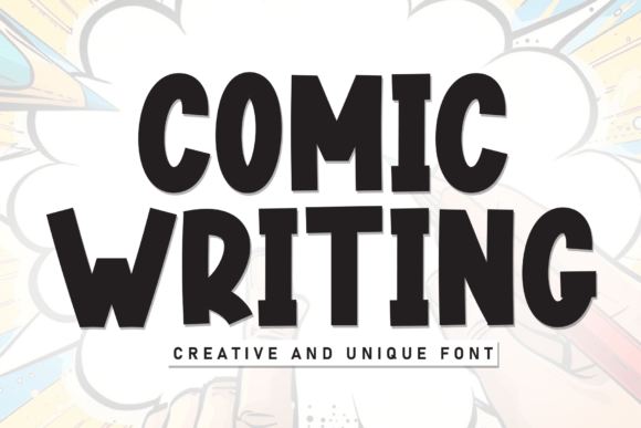 Comic Writing Font