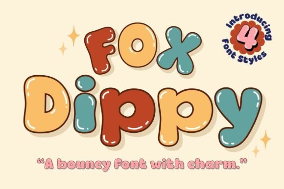 Fox Dippy Font for Creative Brands
