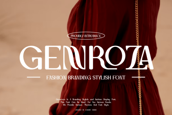 Gennroza Font for Elegant Web Design