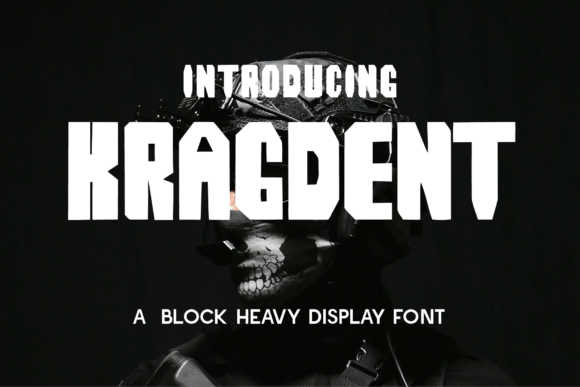 Kragdent: Bold Display Font