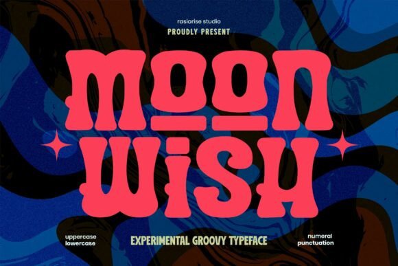 Moonwish: A Groovy Display Font