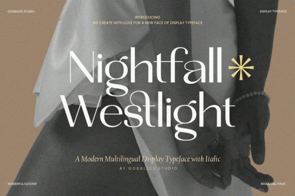 Nightfallwestlight Regular Font