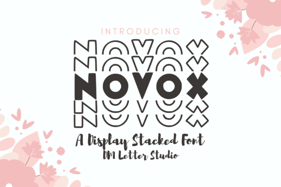 Novox Stacked: Bold Display Font