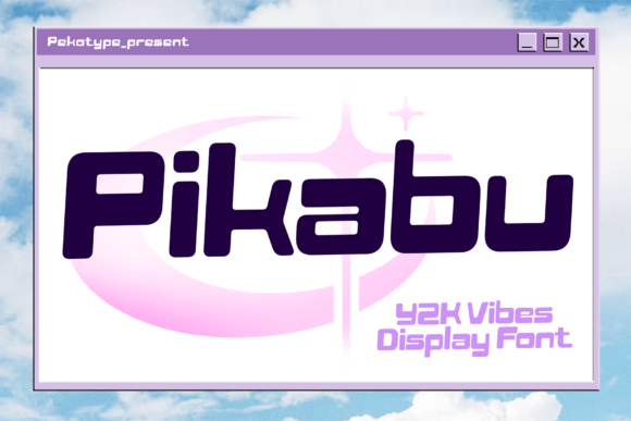 Pikabu Font: Y2K Vibes for Modern Campaigns