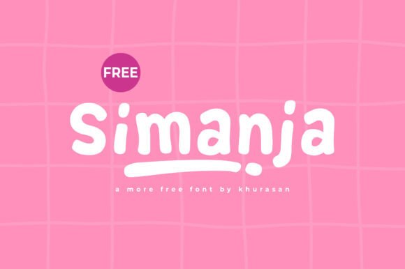Simanja: A Modern Font for Bold Campaigns