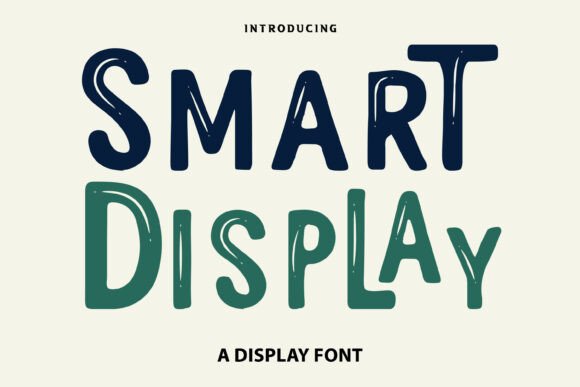 Smart Display Font for Creative Projects