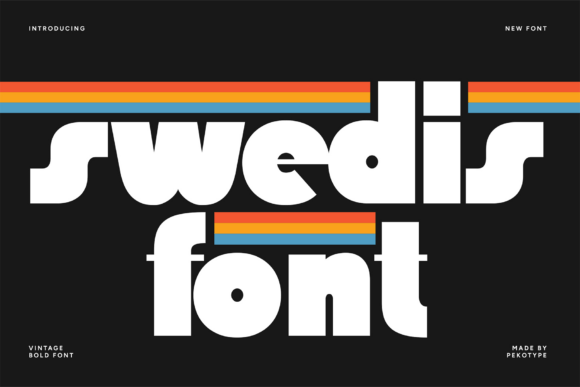 Swedis Font for Creative Makers