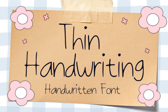 Thin Handwriting Font for Bold Campaigns