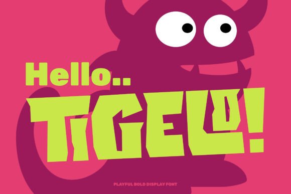 Tigelo: A Bold, Playful Font for Creative Projects