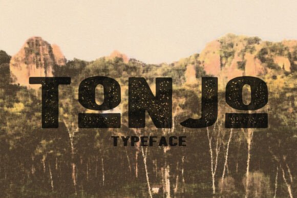 Tonjo Font for Creative Makers