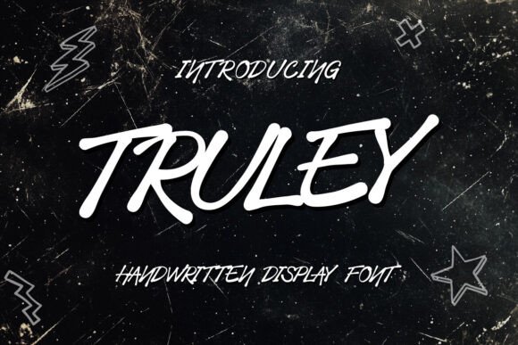 Truley: A Playful Display Font